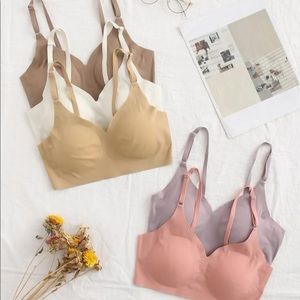 SHEIN 5 pack no-show bralettes